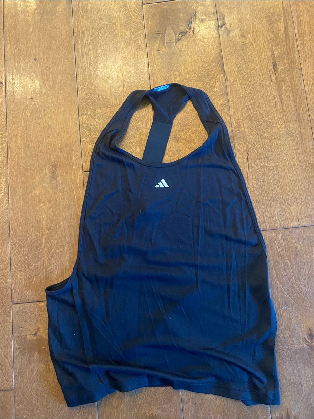 backless adidas Black Performance Racerback Tank
